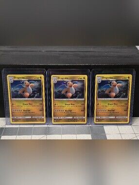 Dragonite Pokémon Card 96/149 2017 - Holo Trainer (Set of 3)
